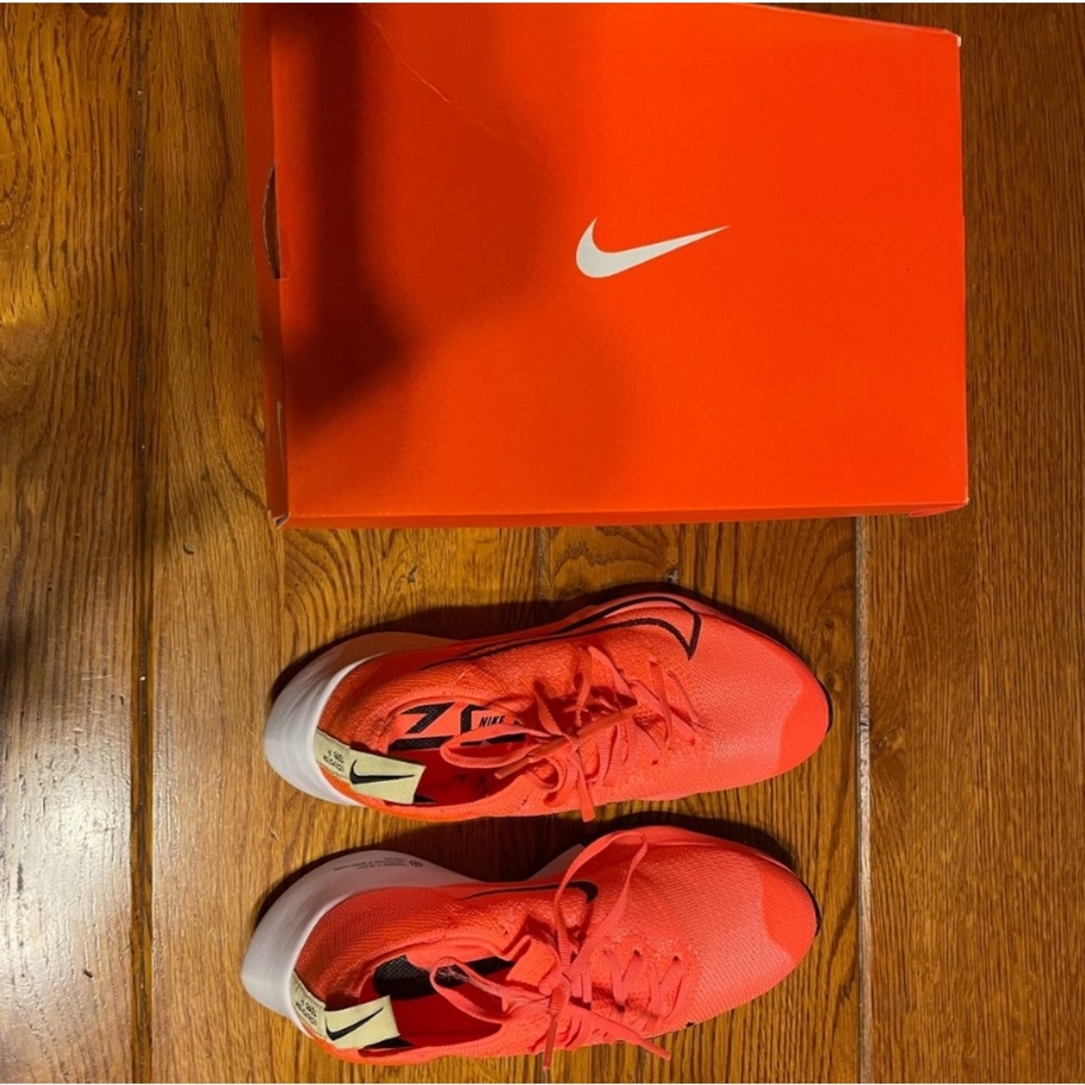 NIB Vibrant Orange Nike Air Zoom Tempo Sneakers Size 6.5Y (Size 8 Women) - Picture 8 of 11